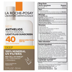Anthelios Mineral Tinted Sunscreen for Face with SPF