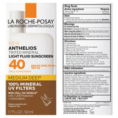 Anthelios Mineral Tinted Sunscreen for Face with SPF