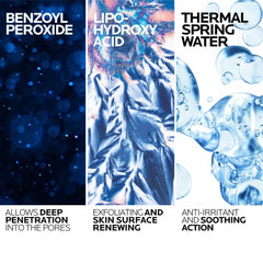 Effaclar Dual Action Acne Face Wash With 4% Benzoyl Peroxide