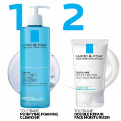 Toleriane Purifying Foaming Cleanser & Toleriane Double Repair Face Moisturizer